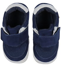 Melton Soft Sole Leather Shoes - Noos Running Slippers - Marine