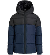 Jack & Jones Dynejakke - JjMaze - Sky Captain/BLACK BLOCKING