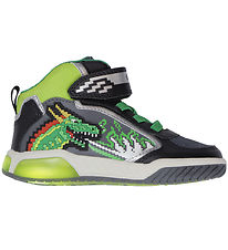 Geox Boots w. Light - J Inek B A - Black/Lime