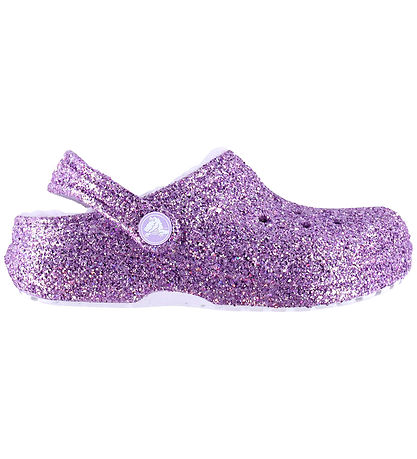 Crocs Sandaler m. For - Classic Lined Chunky Glitter - Purple Mo