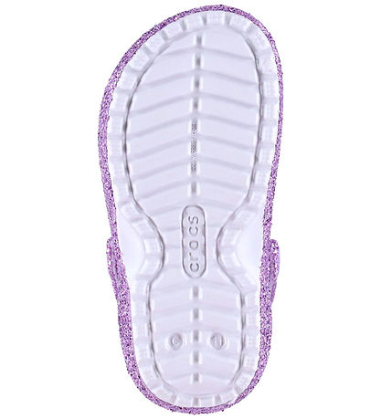 Crocs Sandaler m. For - Classic Lined Chunky Glitter - Purple Mo