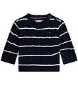 Tommy Hilfiger Bluse - Strik - Dark Night Navy Stripes