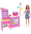 Barbie Dukke - 30 cm - Mysteries Cotton Candy & Games Playset