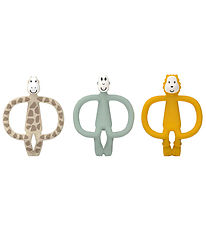 Matchstick Monkey Bideringe - 3-pak - Animal Teether Gift Set