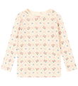Konges Sløjd Bluse - Rib - Minnie - Fleur Decor m. Hulmønster