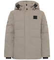 Didriksons Vadderad jacka - Silkeskatt - Ash Brown