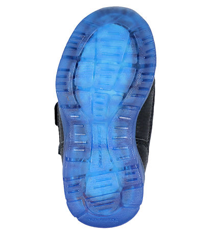 Skechers Vinterstøvler m. Lys - Splash Beams - Sort/Blå/LIme