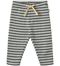 Wheat Bukser - Manfred - Soft Blue Stripe