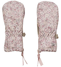 Wheat Luffer m. Fleece - Rose Dust Flowers m. Lynlås