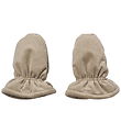 Wheat Luffer m. Fleece - Fløjl - Muffu - Grey Stone