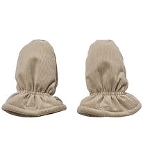Wheat Luffer m. Fleece - Fløjl - Muffu - Grey Stone