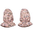 Wheat Mittens w. Fleece - Muffu - Rose Powder Flowers