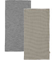 Wheat Tuber - Wool - Rib - 2-Pack - Arta - Wood Stripe