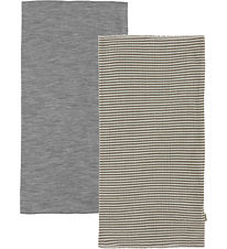 Wheat Tuber - Wool - Rib - 2-Pack - Arta - Wood Stripe
