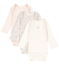 Fanga Fontana Bodysuits l/s - Fio - 3-Pack - Prato Fiori