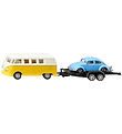 Siku Bil m. Trailer - VW T1 m. Trailer & VW Beetle - 1:50 