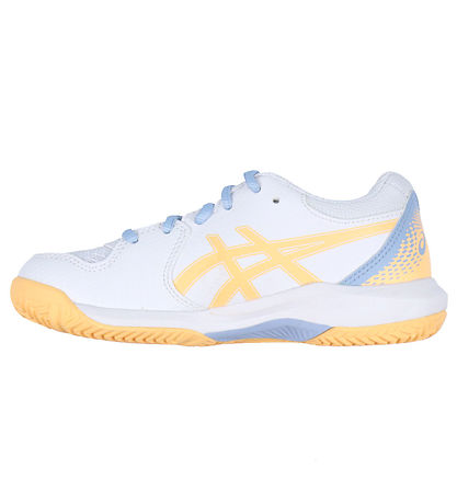Asics Sko - Gel-Dedicate 8 Padel GS - Hvid/Orange Glow