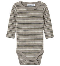 Name It Body l/æ - Uld/Modal - Rib - NbmWomi - Satellite/Stripes