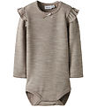 Name It Samfella l/e - Ull/Viscose - NbfWyla - Gervihnöttur