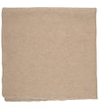 Huttelihut Tæppe - Uldfleece - 85x85 cm - Camel Melange