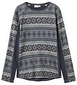 Name It Blouse - Wool - NkmWillto - Ombre Blue/ICELAND