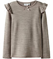 Name It Bluse - Uld/Viskose - NmfWyla - Satellite