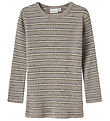 Name It Bluse - Uld - Rib - NmmWomi - Satellite/Stripes