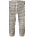 Name It Leggings - Uld/Modal - Rib - NmmWomi - Satellite/Stripes
