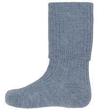 Fanga Fontana Socks - Wool - Rib - Lana - Ashley Blue