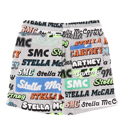 Stella McCartney Kids Shorts - Logo Sport - Gråmeleret m. Stella