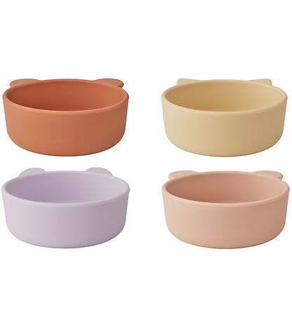 Liewood Skåle - Silikone - Iggy - 4 stk. - Light Lavender Multi 