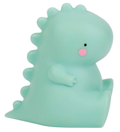 A Little Lovely Company Lampe - 12,5 cm - T-Rex - Grøn
