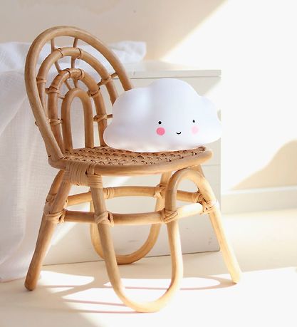 A Little Lovely Company Natlampe - 24,5 cm - Cloud - Hvid