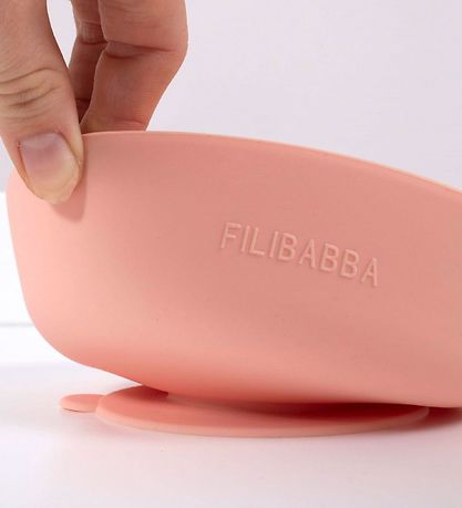 Filibabba Spisesæt - Silikone - 3 dele - Peach