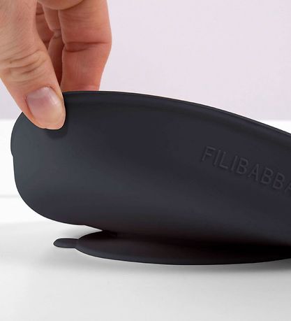 Filibabba Spisesæt - Silikone - 3 dele - Stone Grey