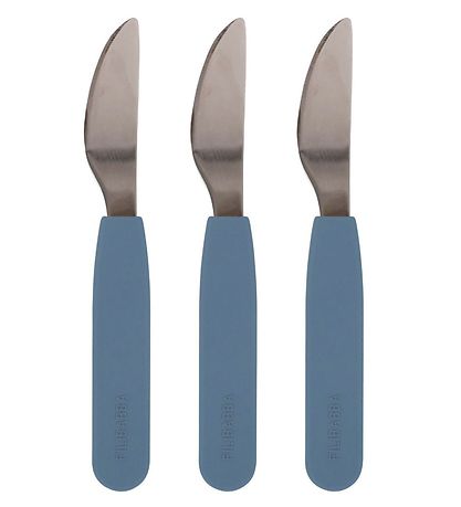 Filibabba Knive - 3-pak - Silikone - Powder Blue