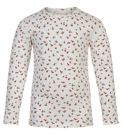 Minymo Bluse - 2-pak - Canyon Rose/Hvid m. Blomster