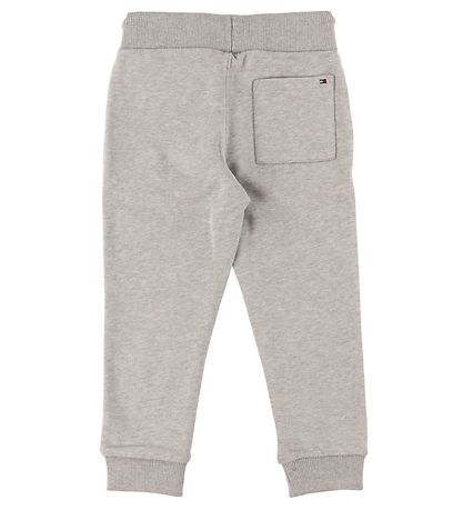 Tommy Hilfiger Sweatpants - Essential - Organic - Gråmeleret