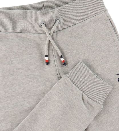 Tommy Hilfiger Sweatpants - Essential - Organic - Gråmeleret
