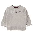 Tommy Hilfiger Sweatshirt - Essential - Organic - Gråmeleret