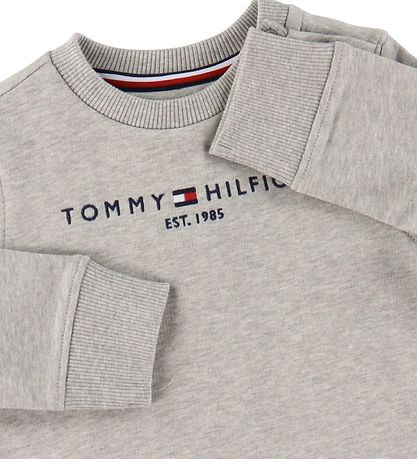 Tommy Hilfiger Sweatshirt - Essential - Organic - Gråmeleret