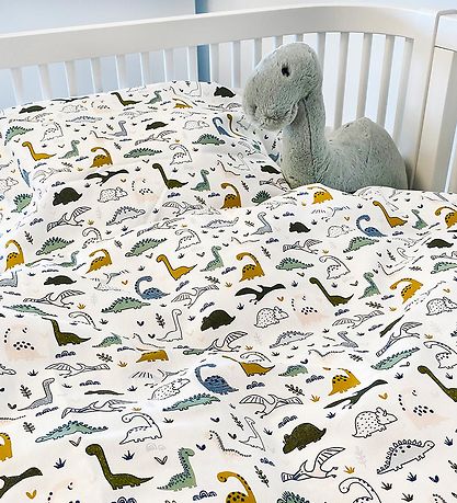 Nørgaard Madsens Sengetøj - Junior - Hvid m. Dinosaur