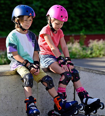 Rollerblade Beskyttelsessæt - Skate Gear Jr - Sort m. Pink