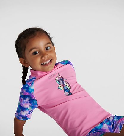 Speedo Badesæt - UV40+ - Pink/Spearmint m. Enhjørning