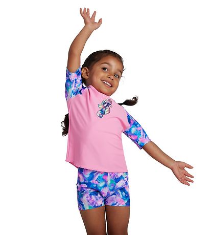 Speedo Badesæt - UV40+ - Pink/Spearmint m. Enhjørning
