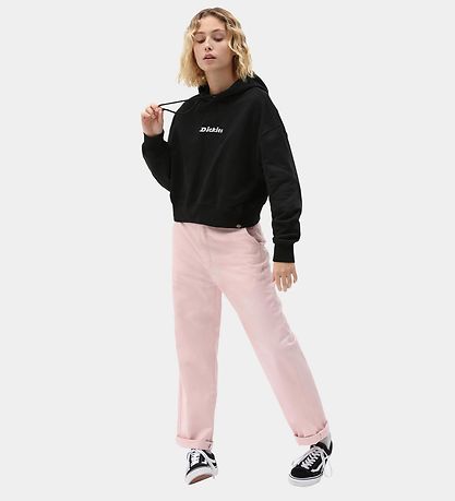 Dickies Hættetrøje - Cropped - Loretto - Sort