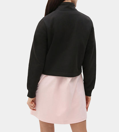 Dickies Sweatshirt m. Lynlås - Oakport Quarter Zip - Sort