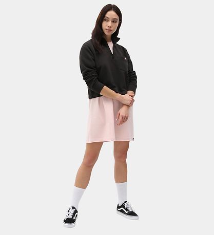 Dickies Sweatshirt m. Lynlås - Oakport Quarter Zip - Sort