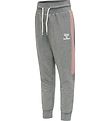 Hummel Sweatpants - hmlOnny - Grå/Rosa