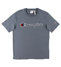Champion Fashion T-shirt - Grå m. Logo